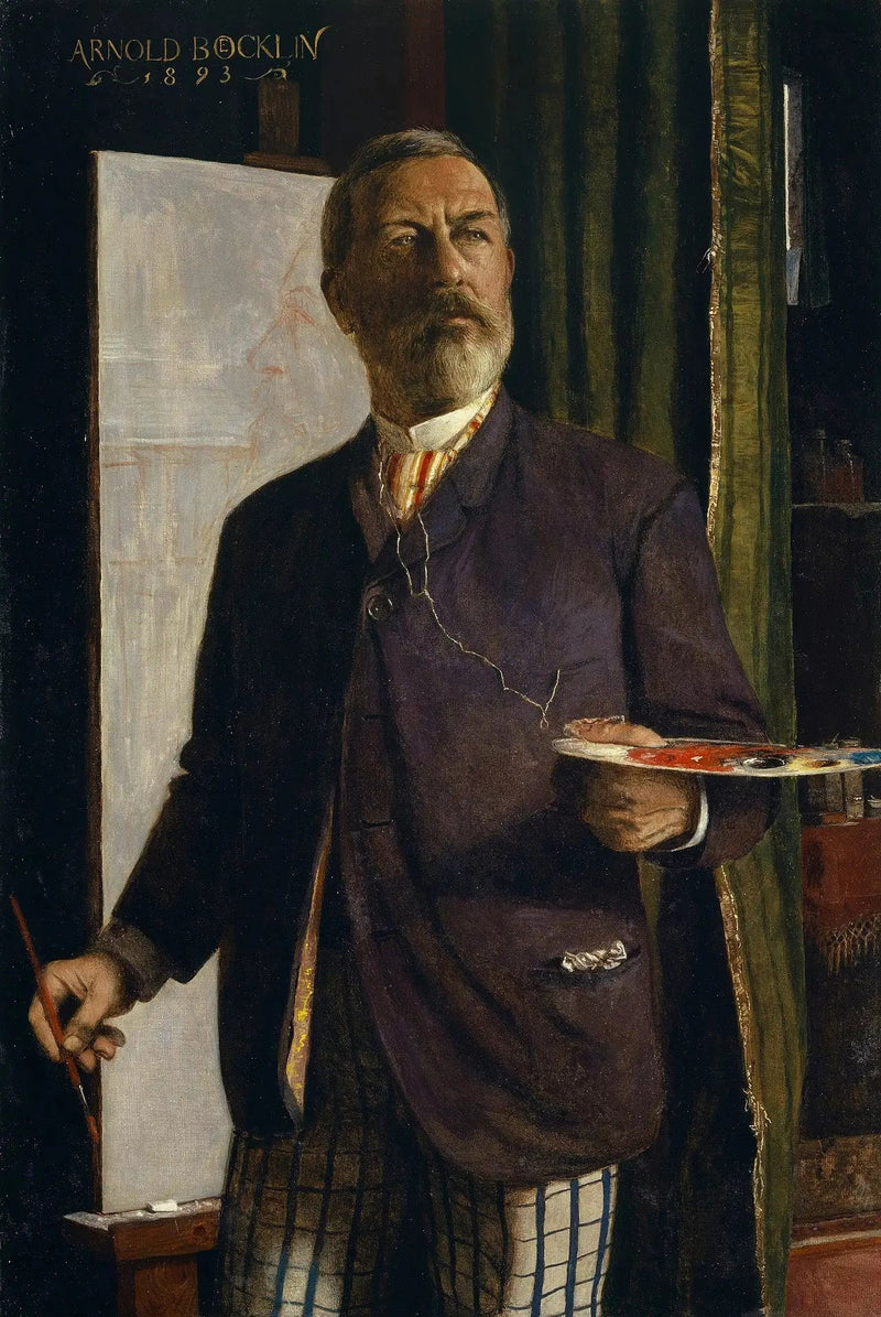 Selvportrett i verkstedet - Arnold Böcklin

Source:
Autoportrait dans l’atelier - Arnold Böcklin