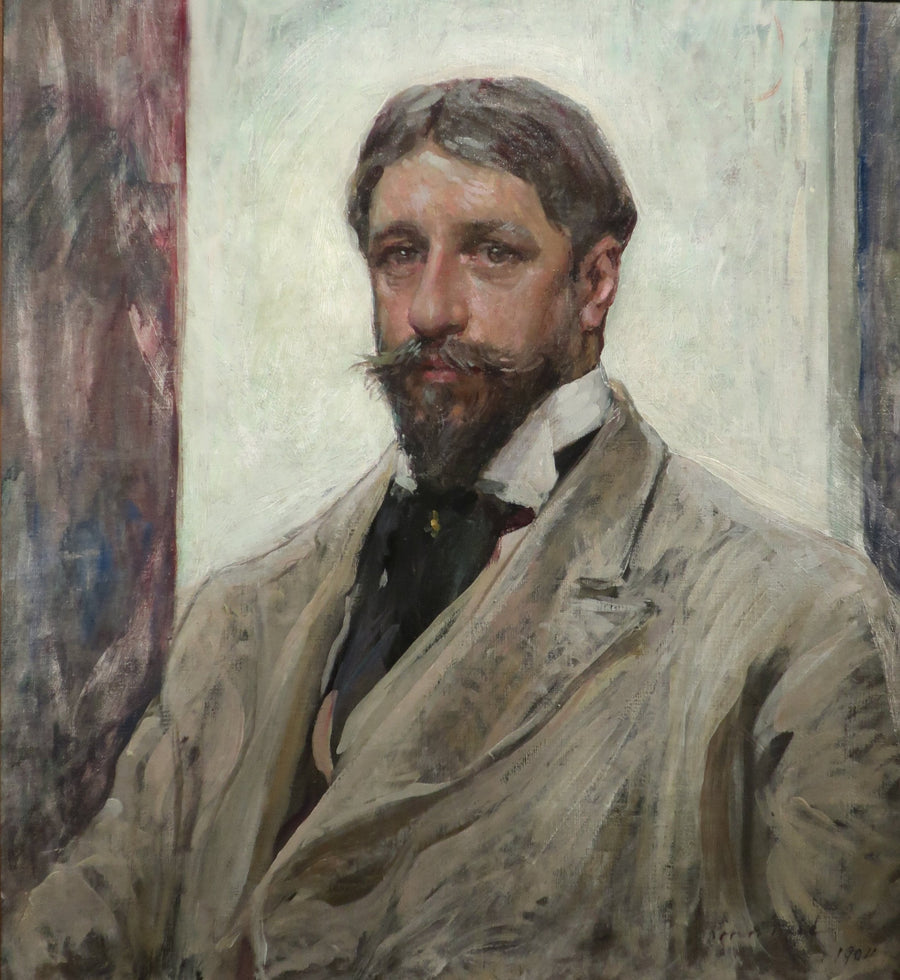 Selvportrett av Robert Lewis Reid - Robert Lewis Reid