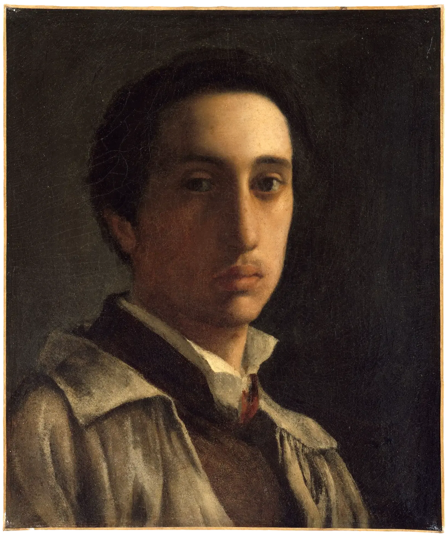 Selvportrett - Edgar Degas