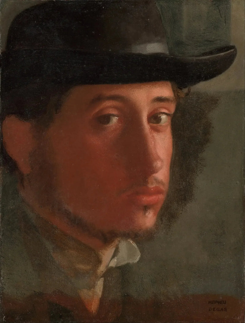 Selvportrett - Edgar Degas