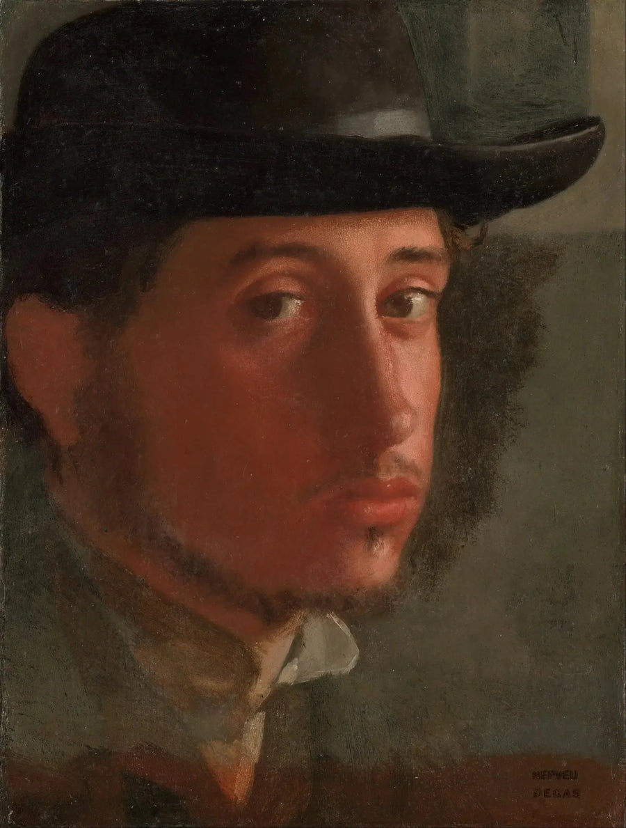 Selvportrett - Edgar Degas