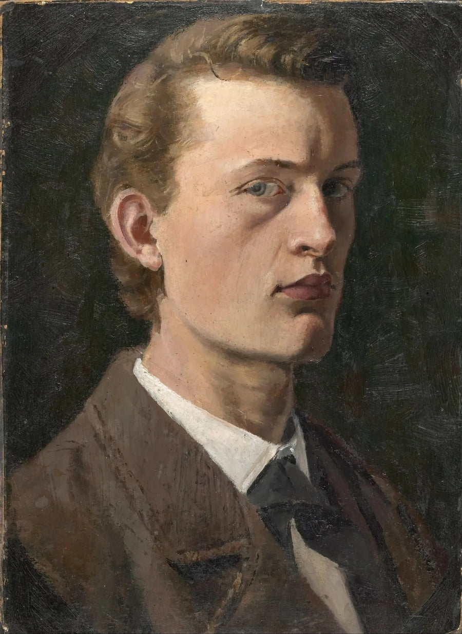 Selvportrett - Edvard Munch