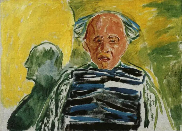 Selvportrett - Edvard Munch