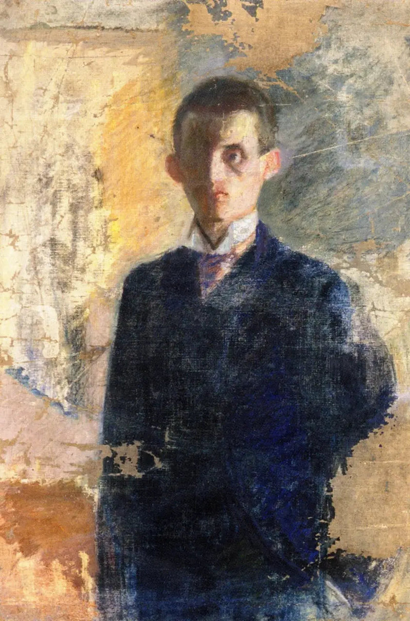 Selvportrett - Edvard Munch