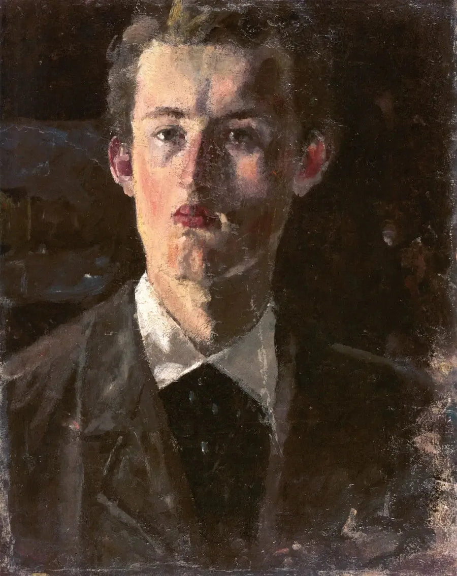 Selvportrett - Edvard Munch
