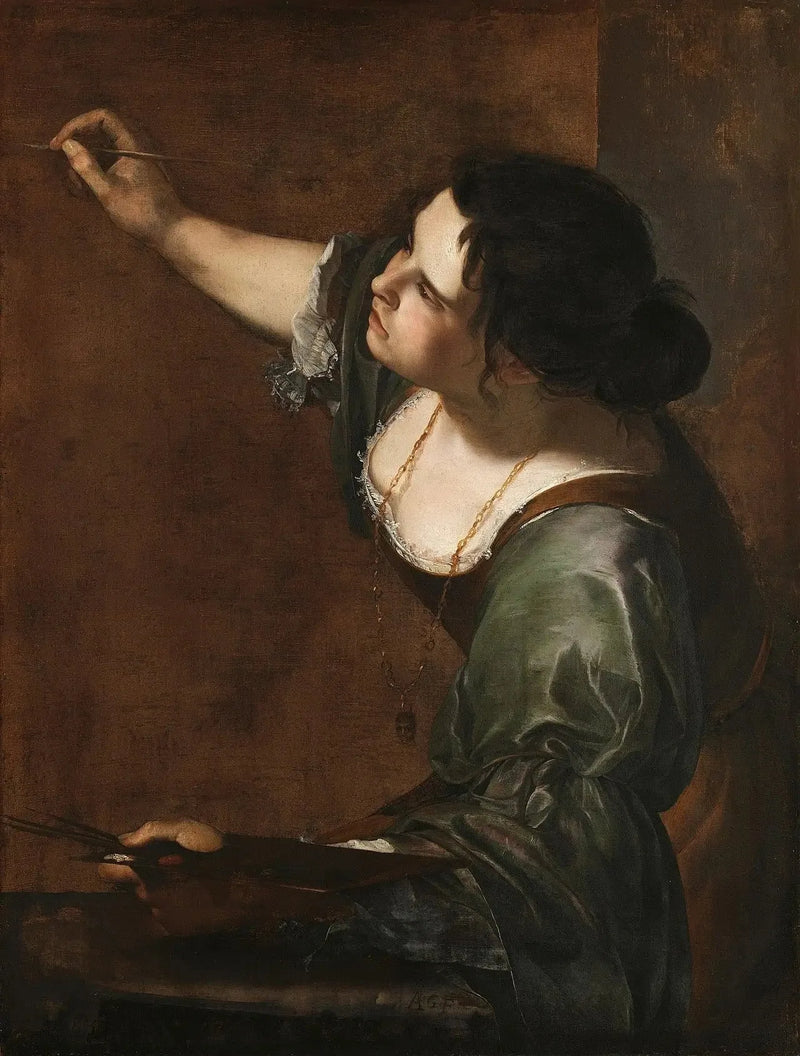 Selvportrett som allegori av maleriet - Artemisia Gentileschi