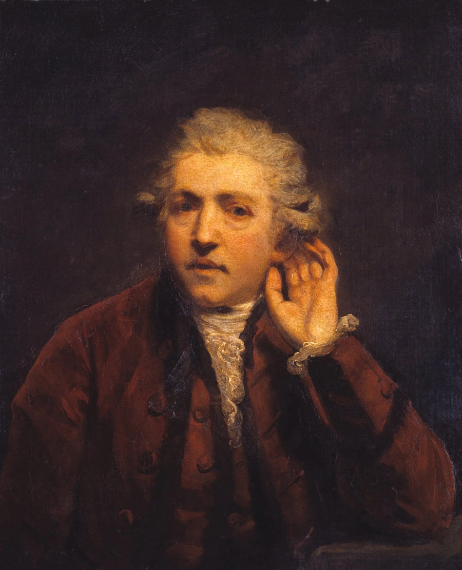 Selvportrett av en døv mann - Joshua Reynolds