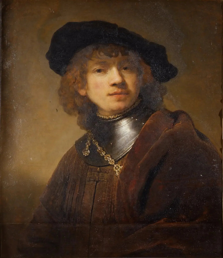 Selvportrett som ung mann - Rembrandt