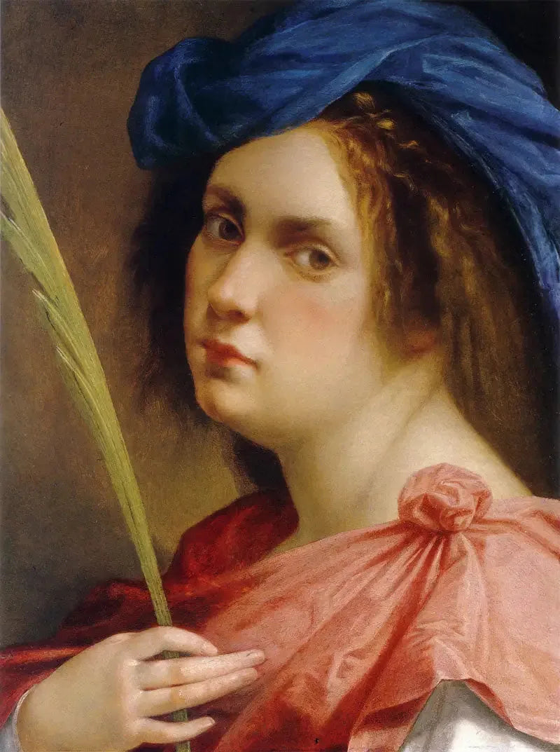 Selvportrett som martyr - Artemisia Gentileschi