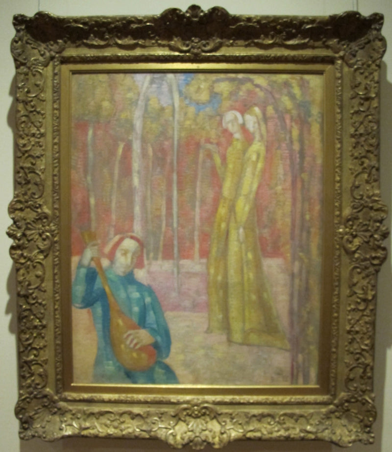 Selvportrett i troubadour - Émile Bernard