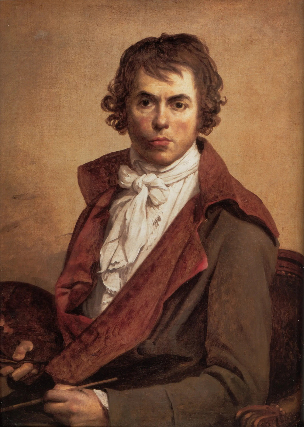 Autoportrait - Jacques-Louis David image 1 tableau peint à l’huile sur toile