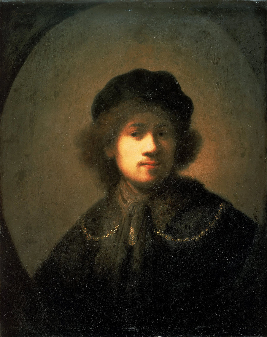 Portrett av kunstneren som ung mann - Rembrandt