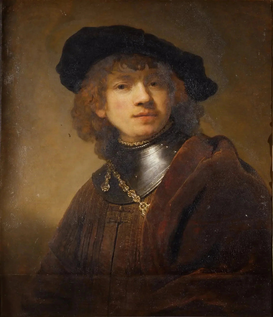 Selvportrett som ung mann - Rembrandt