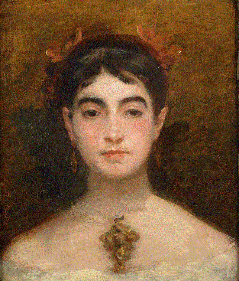 Selvportrett - Marie Bracquemond