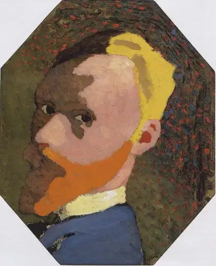 Ovalt selvportrett - Édouard Vuillard