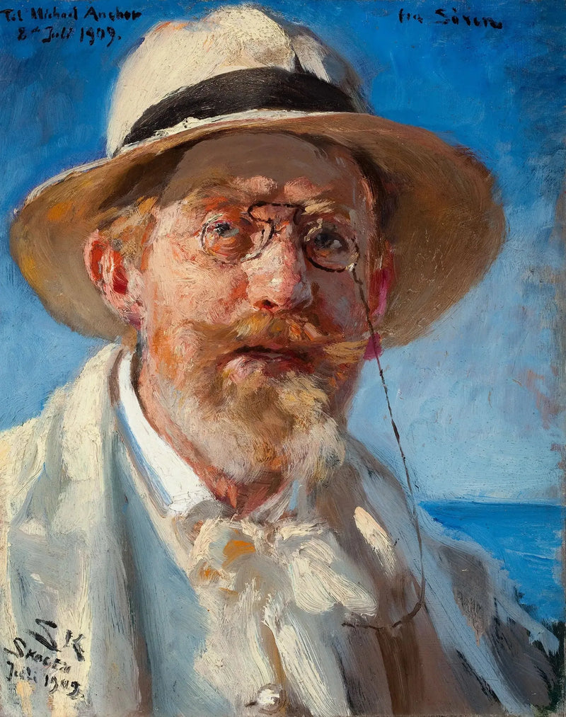 Selvportrett - Peder Severin Krøyer