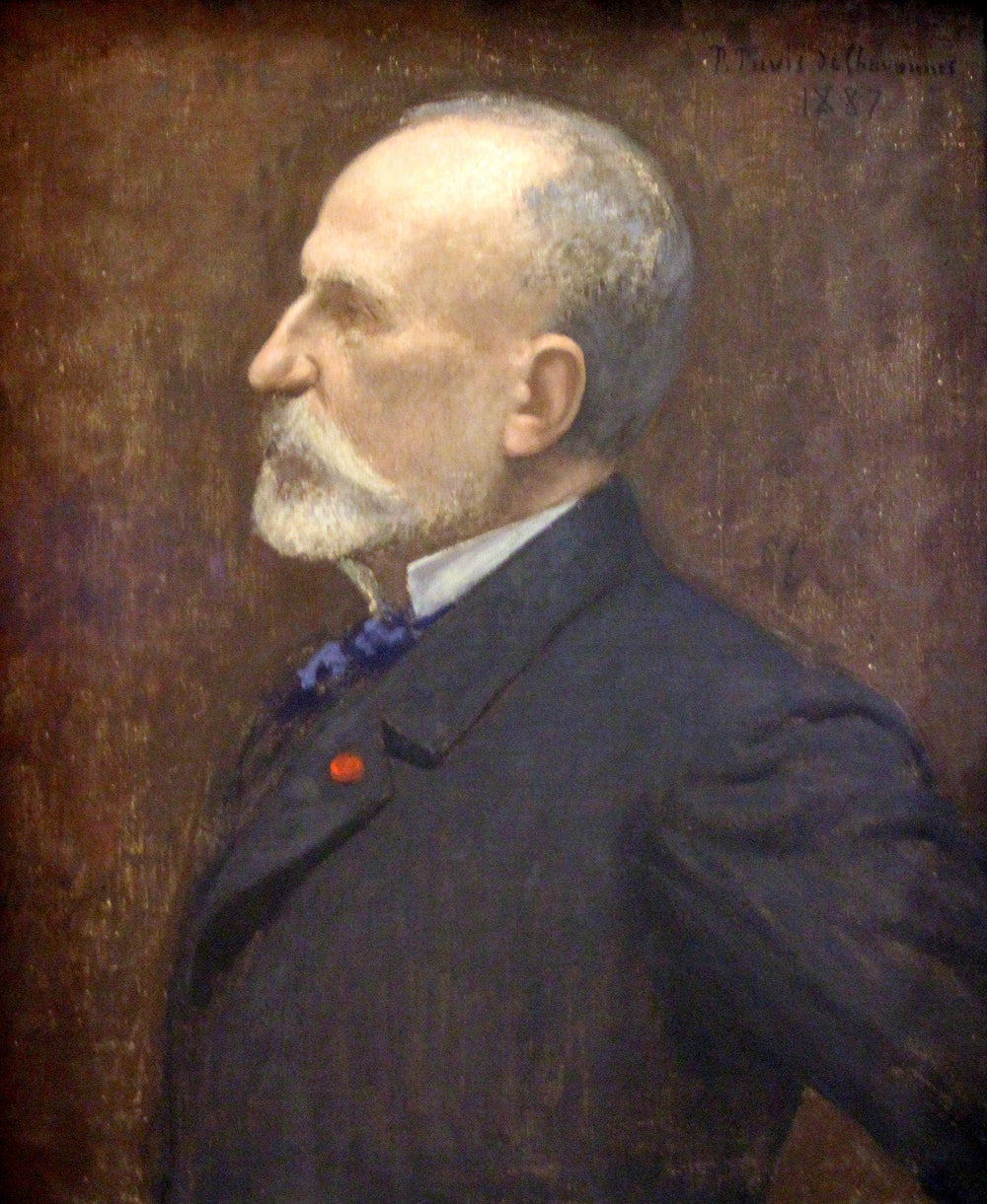 Autoportrait - Pierre Puvis de Chavannes image 1 tableau peint à l’huile sur toile