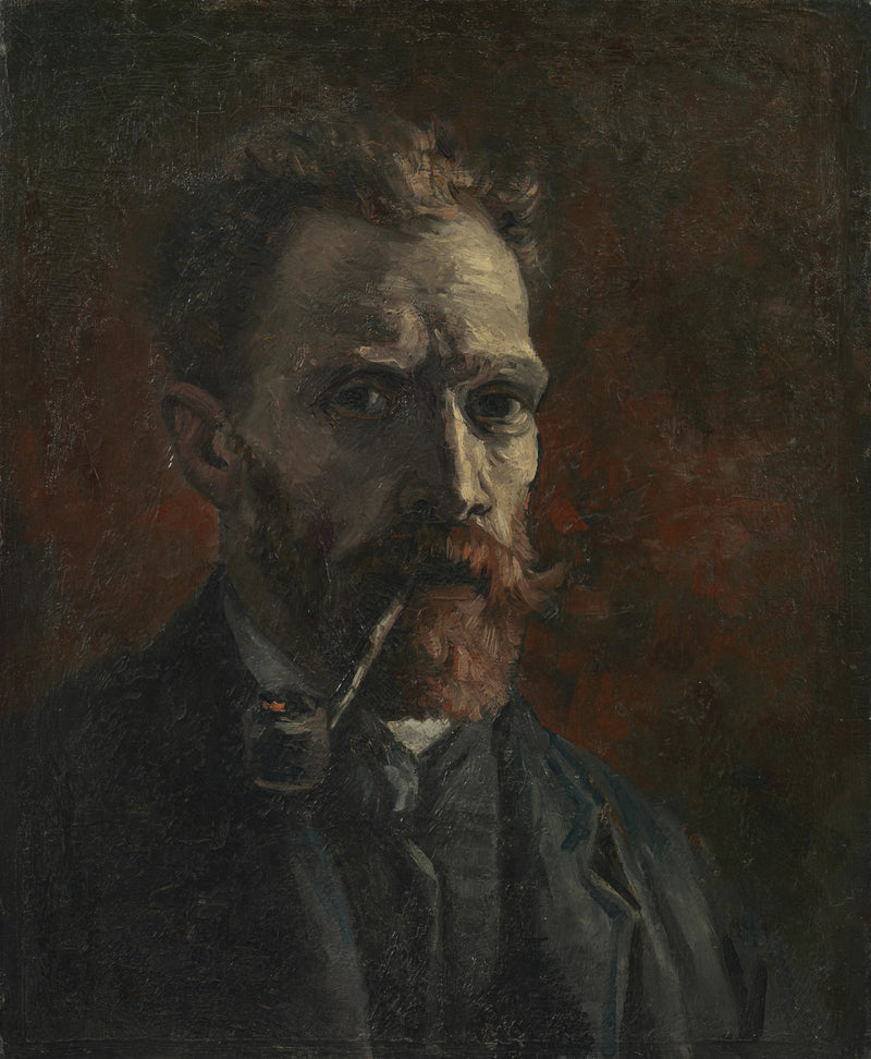 Selvportrett med pipe - Vincent van Gogh