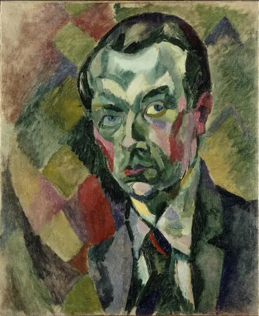 Autoportrait - Robert Delaunay image 1 copie de tableau peinte à la main