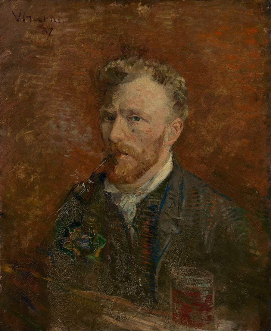 Selvportrett med glass - Vincent van Gogh