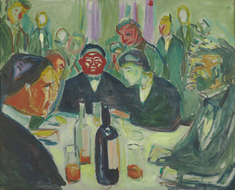 Rundt bordet - Edvard Munch