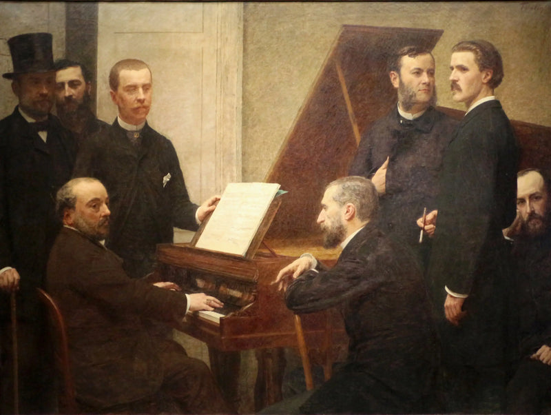 Rundt pianoet - Henri Fantin-Latour

Source:
Autour du piano - Henri Fantin-Latour