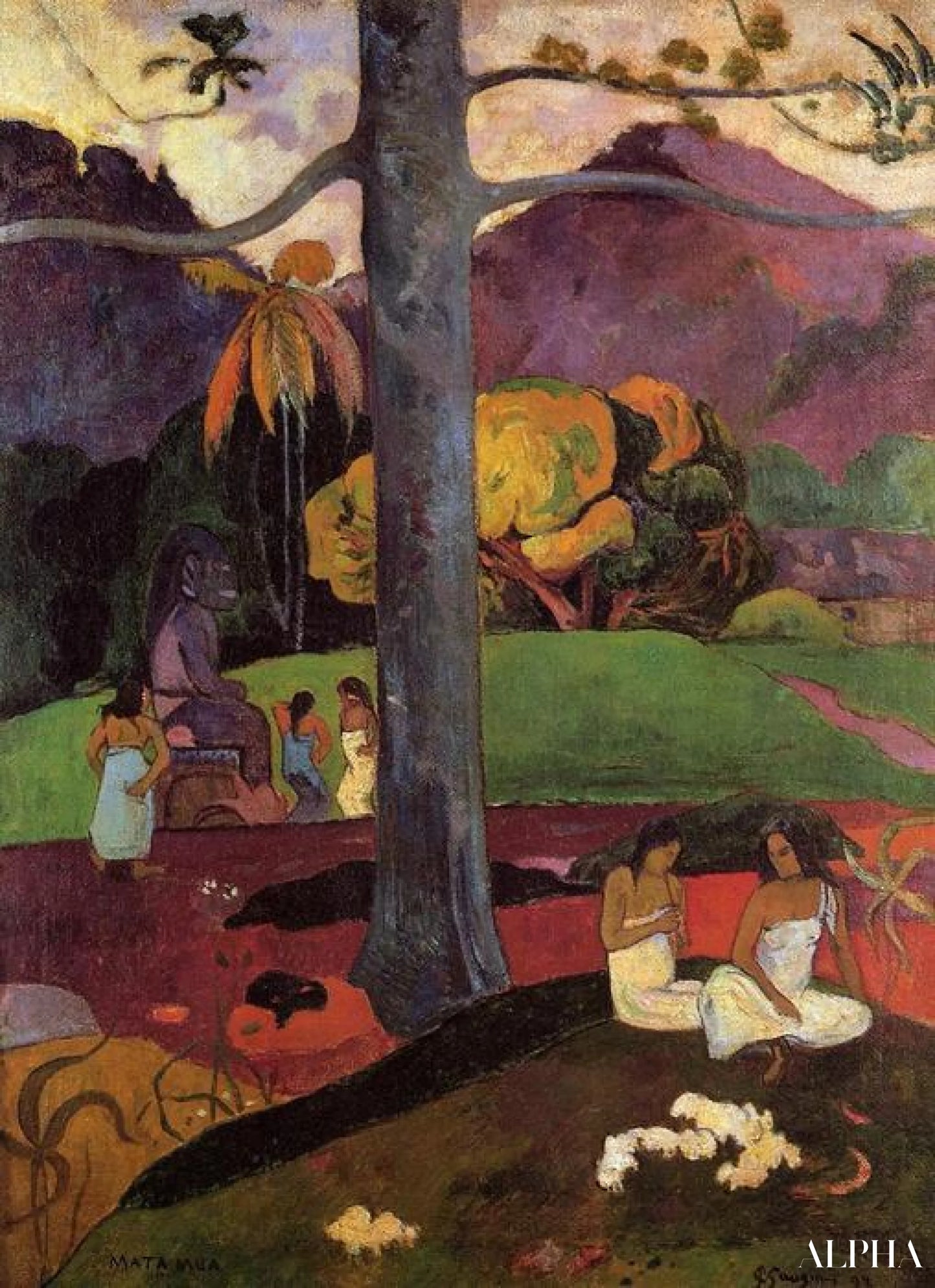 Autrefois - Paul Gauguin - Reproduksjoner av malerier og høykvalitets malerier