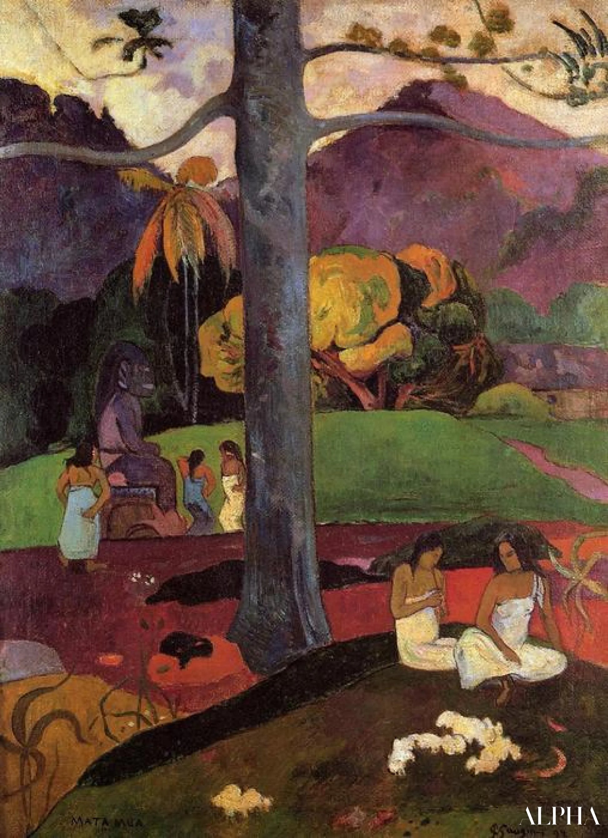 Autrefois - Paul Gauguin - Reproduksjoner av malerier og høykvalitets malerier