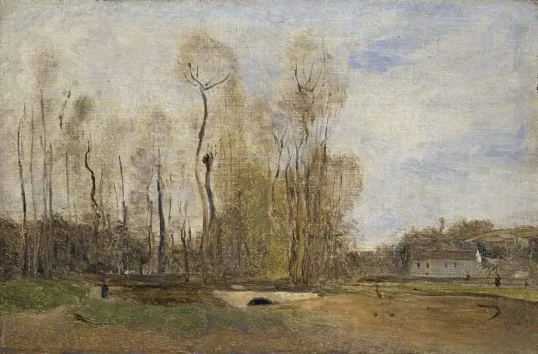 Auvers-sur-Oise: La jument à Daubigny - Jean-Baptiste Camille Corot - Alpha Reproduction