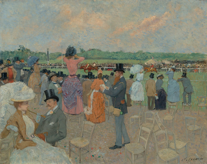 På Longchamp-løpene - Jean-Louis Forain