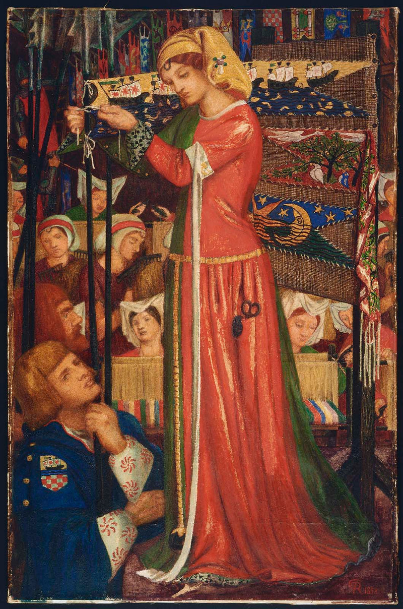 Før slaget - Dante Gabriel Rossetti