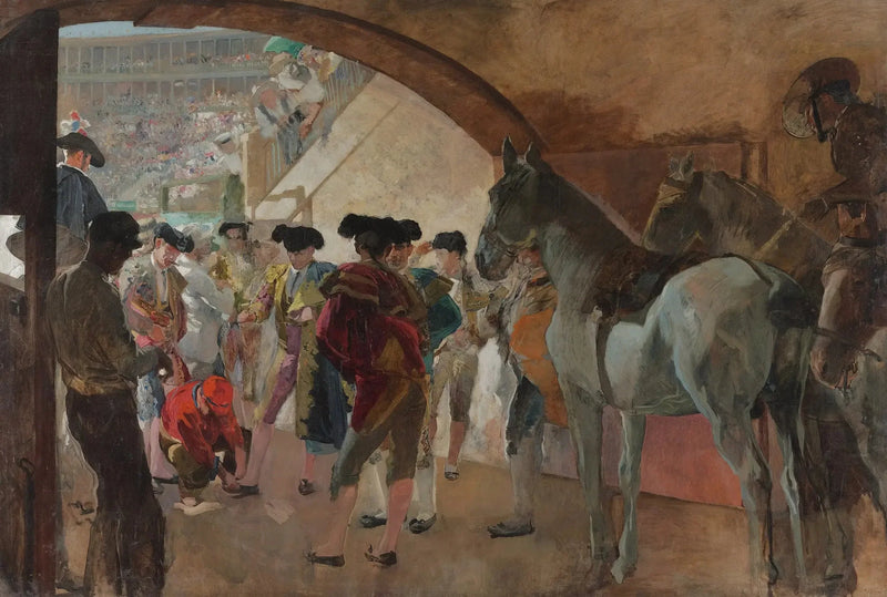 Før tyrefektingen - Joaquín Sorolla