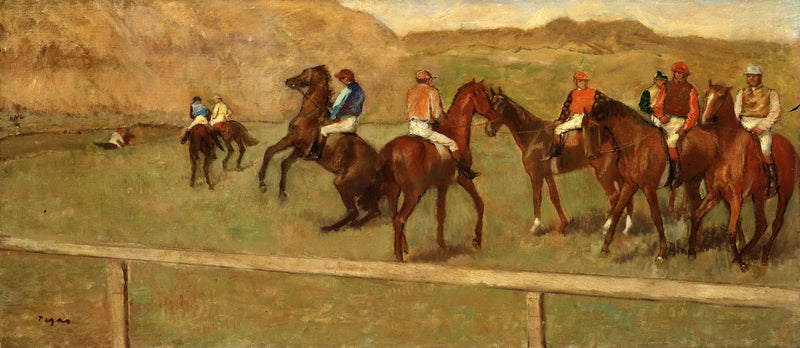 Før avreisen - Edgar Degas