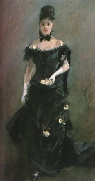 Avant le théâtre - Berthe Morisot image 1 reproduction de peinture à l’huile