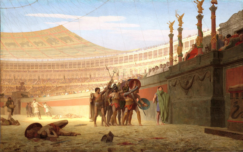 Hail Caesar, de som skal dø hilser deg - Jean-Léon Gérôme