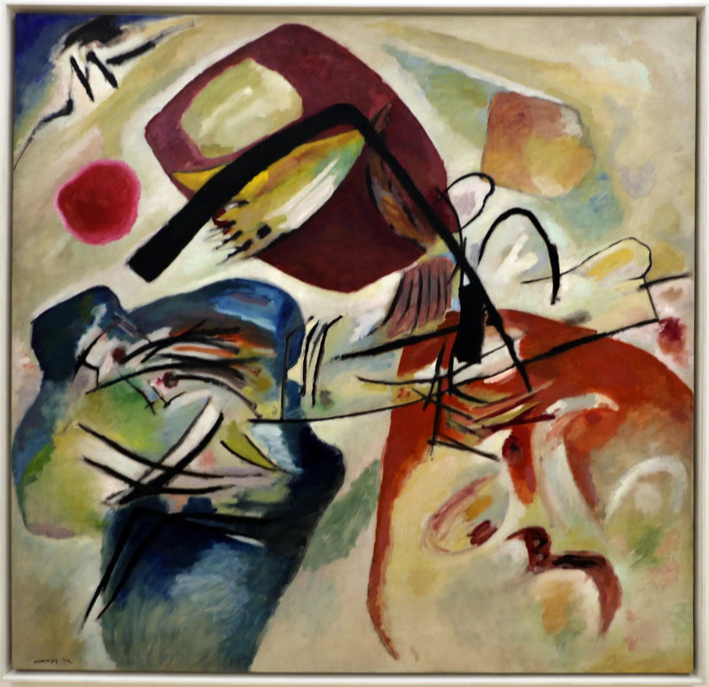 Med den svarte buen - Vassily Kandinsky