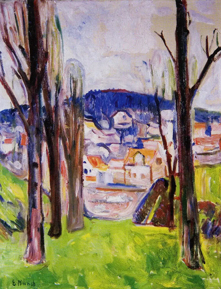 avenue i Kragerø - Edvard Munch