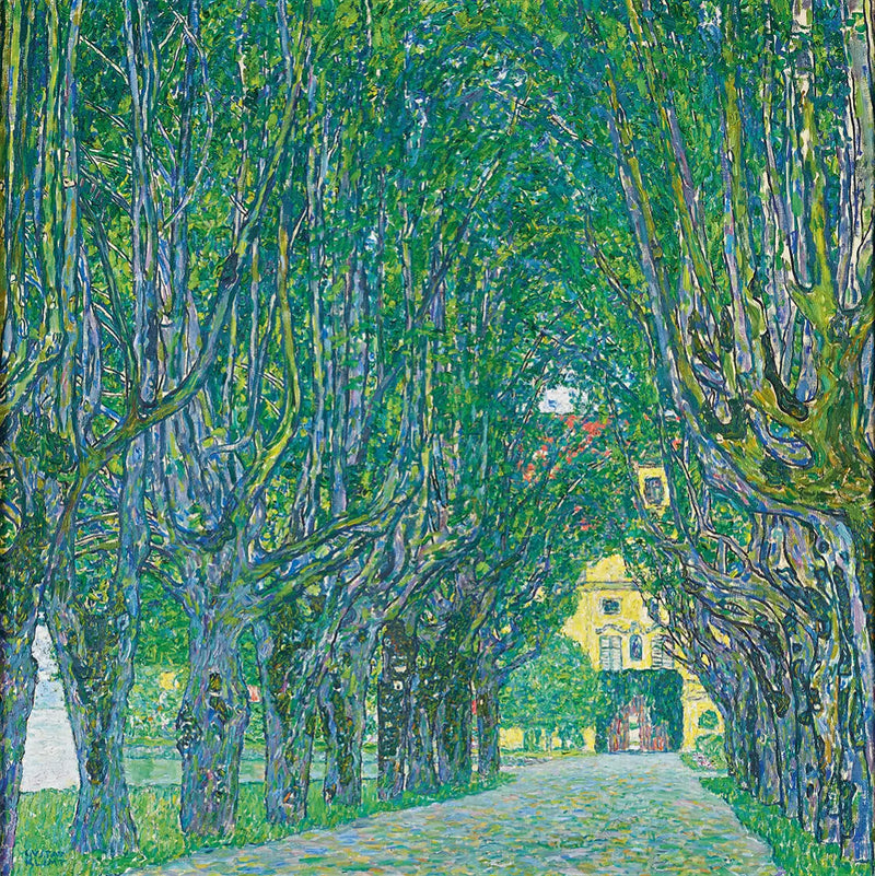 Allee i parken ved Schloss Kammer - Gustav Klimt