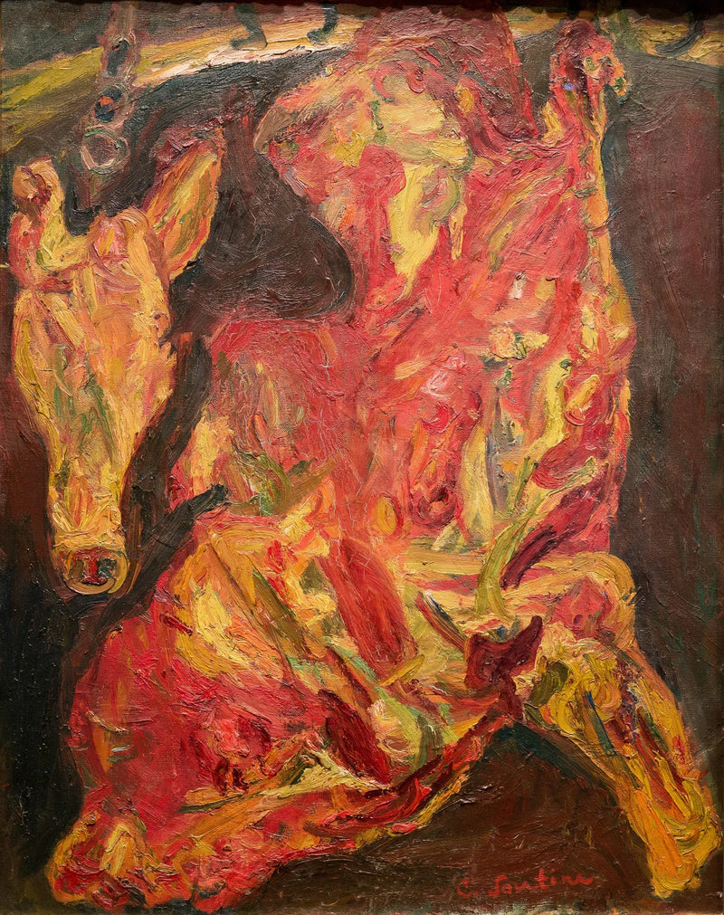 Okse og kalvetuppe - Chaim Soutine