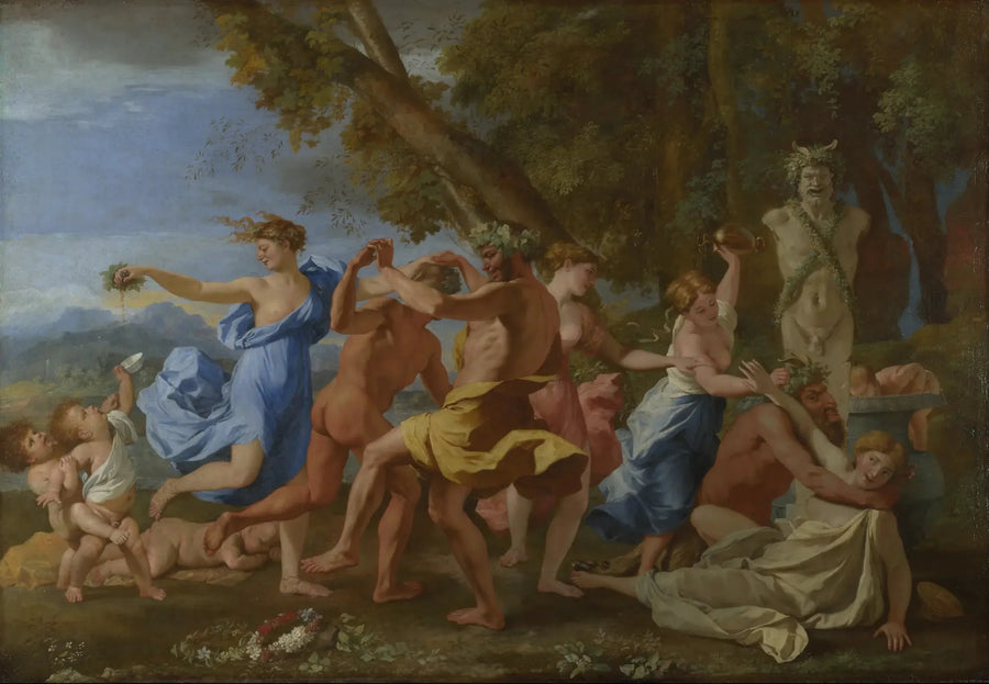 Bacchanale foran en term - Nicolas Poussin