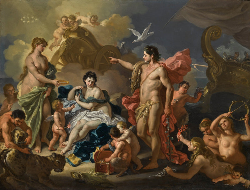 Bakkus og Ariadne - Francesco Solimena