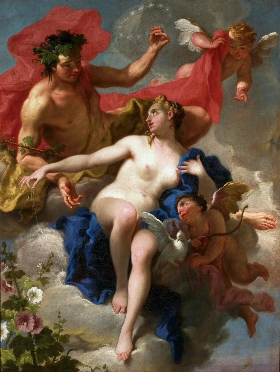 Bakkus og Ariadne - Giovanni Battista Pittoni