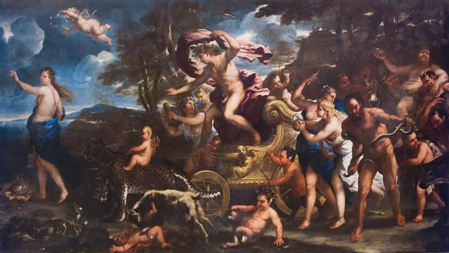 Bakkus og Ariadne - Luca Giordano