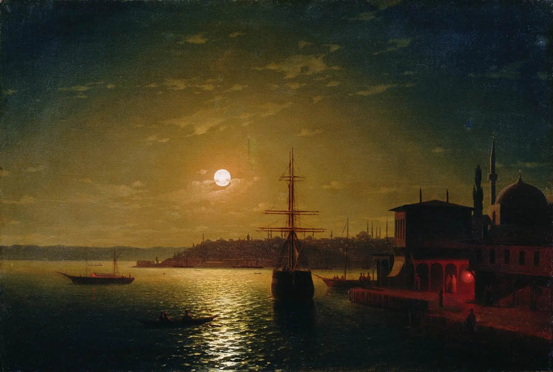 Østersjøen i Tyrkia - Ivan Aïvazovski

Source:
Baie de la Corne d'Or en Turquie - Ivan Aïvazovski