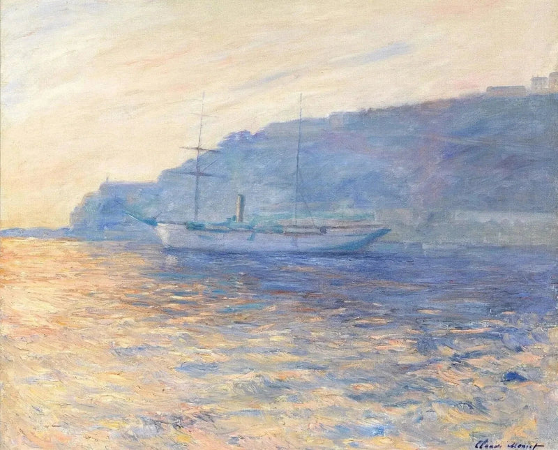 The Bay of Monaco W891b - Claude Monet