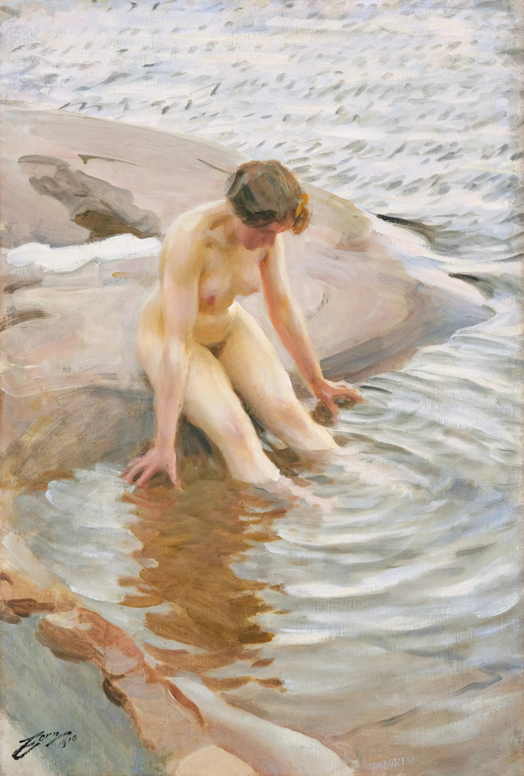 Baignade - Anders Zorn - Alpha Reproduction