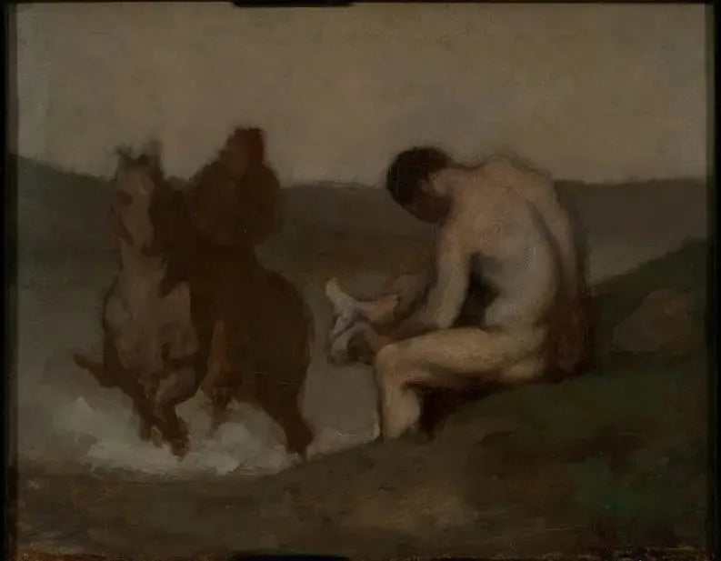 Badning (L'Abreuvoir) - Honoré Daumier