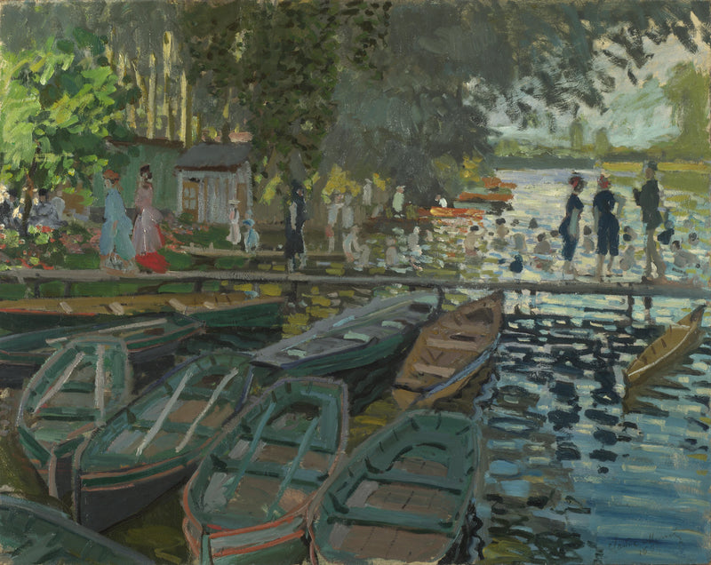 Badende i La Grenouillère W135 - Claude Monet