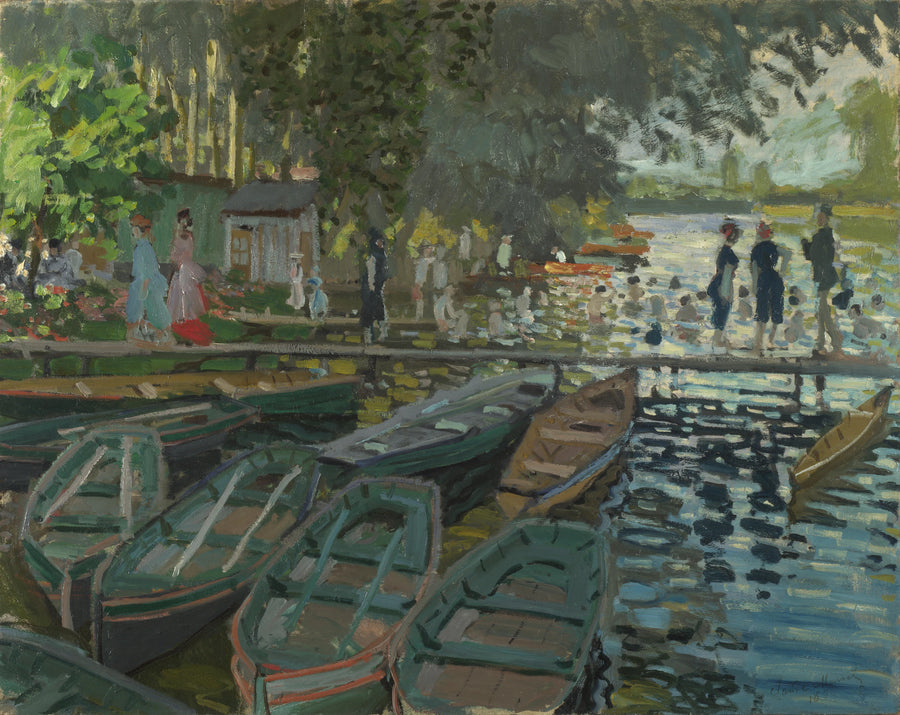 Badende i La Grenouillère W135 - Claude Monet