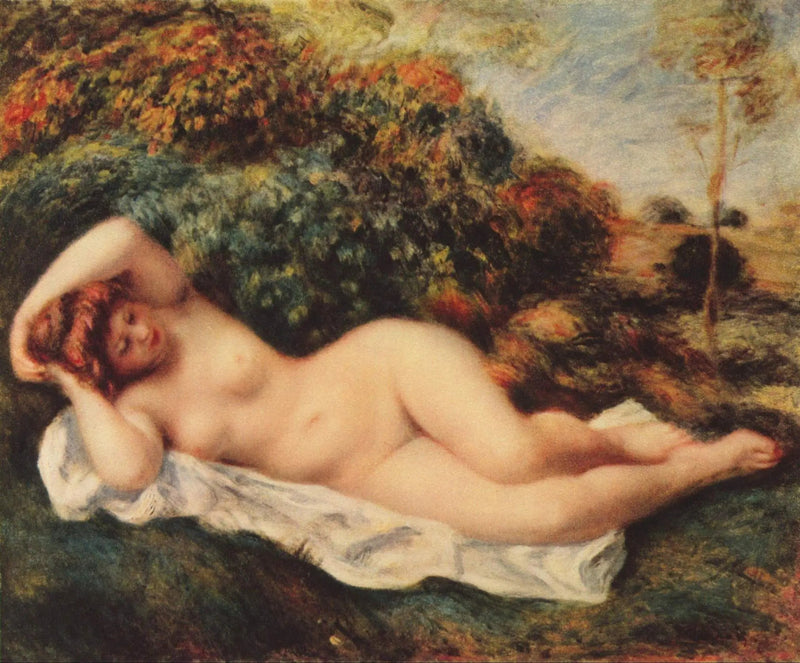 Badende kvinne - Pierre-Auguste Renoir
